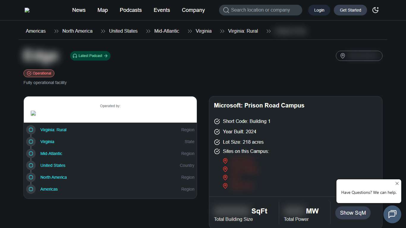 Microsoft: Prison Road Campus Data Center