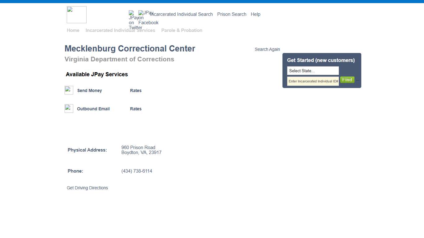 Mecklenburg Correctional Center